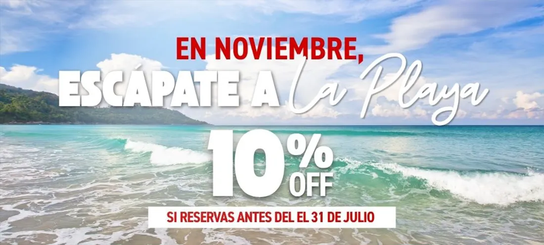 Radisson 10% Off en Noviembre